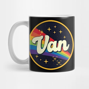 Van // Rainbow In Space Vintage Style Mug